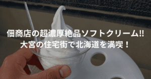 佃商店ソフトクリームレビュー